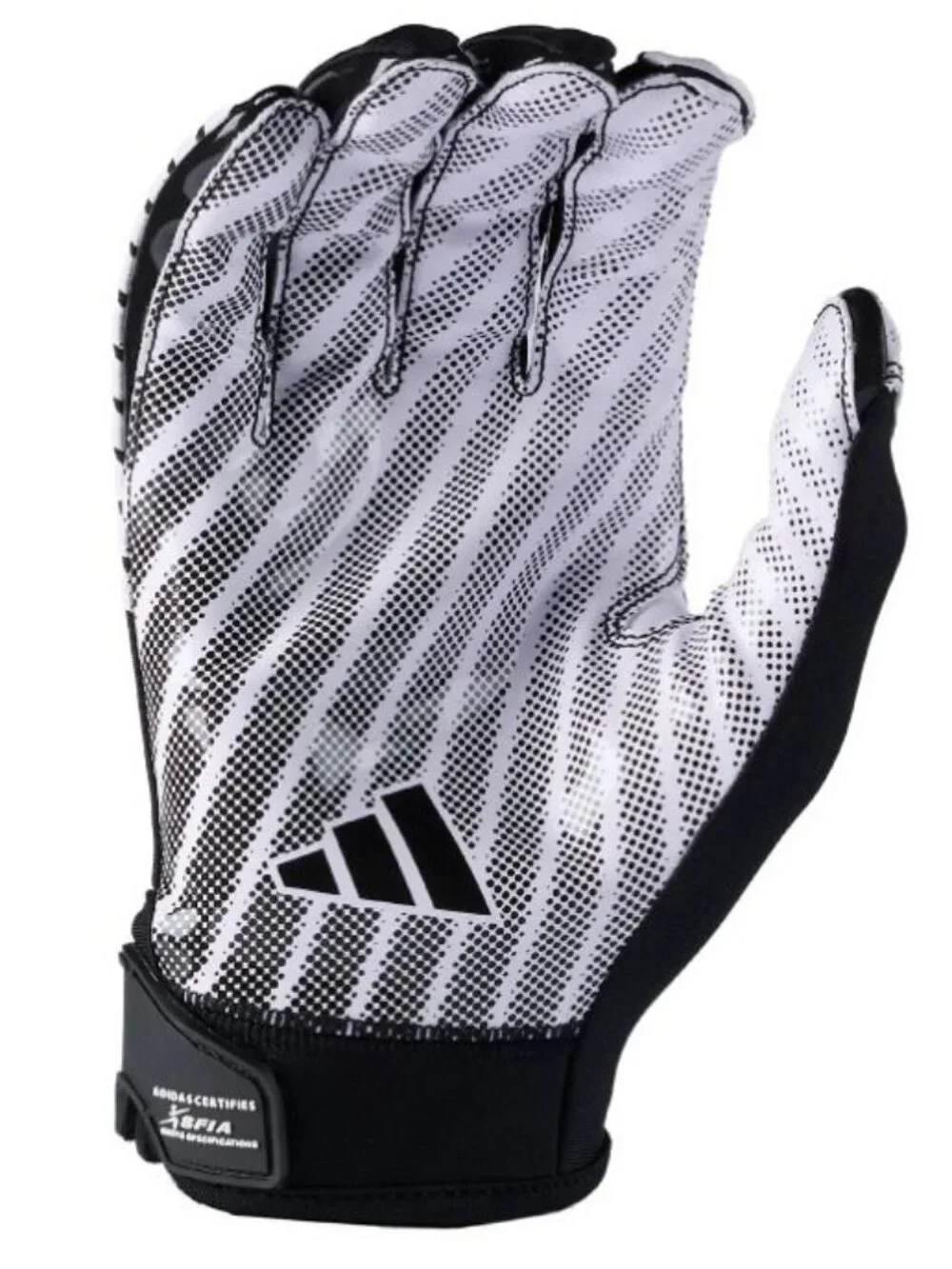 Adidas FQ5 Filthy Quick 5.0 Size Small Reciever Gloves Black White NWT